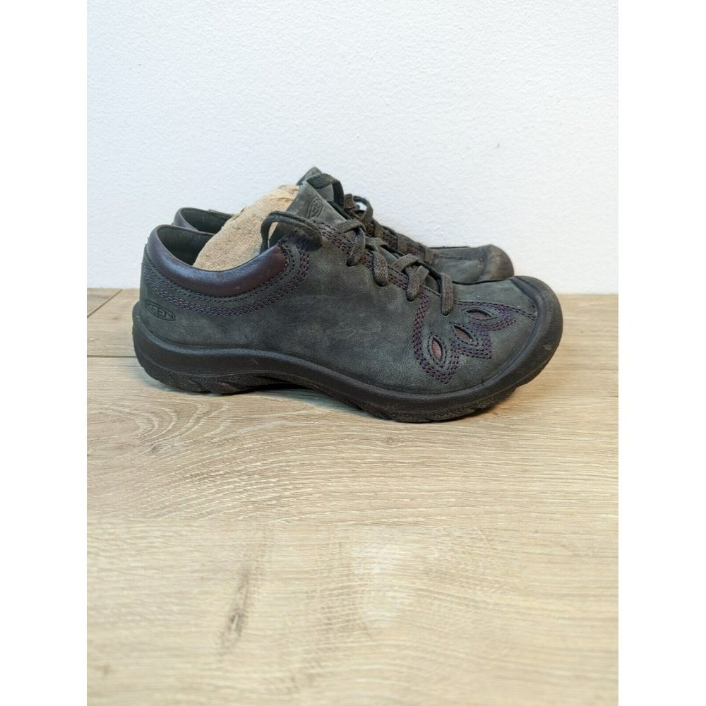 Keen Size 5 Black Barika Lace Up Oxfords Women's Shoes 1009355 - Picture 5 of 9